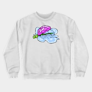 Abstract dragonfly Crewneck Sweatshirt